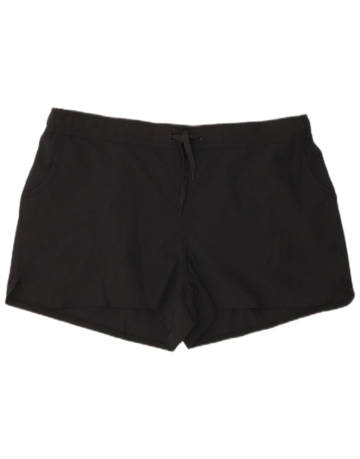 Mountain Warehouse Sportsshorts til kvinder UK 18 XL Sort Polyester