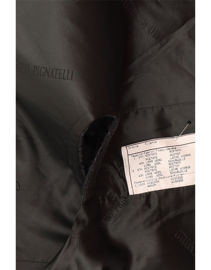Carlo Pignatelli Herre 3-knap 2-delt sæt IT 52 XL Marineblå Acetat