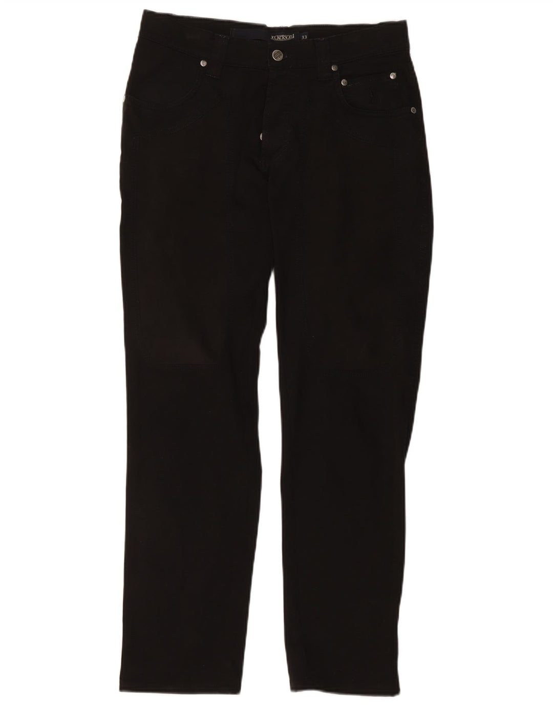 Jeckerson Straight Jeans til mænd W33 L28 Sort bomuld