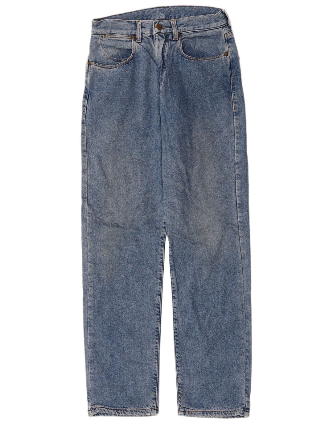 WRANGLER Mens Tapered Jeans W31 L32 Blue Cotton