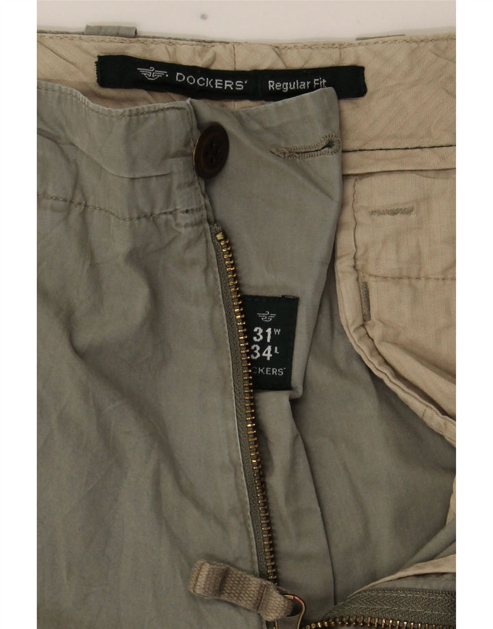 Dockers Herre Regular Fit Cargo Bukser W31 L34 Khaki