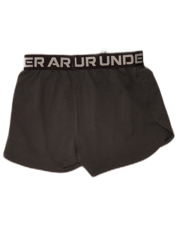 UNDER ARMOUR Piger Heat Gear Grafiske sportsshorts 9-10 år Medium Grå