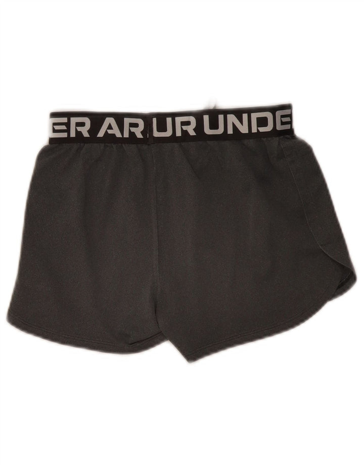 UNDER ARMOUR Piger Heat Gear Grafiske sportsshorts 9-10 år Medium Grå