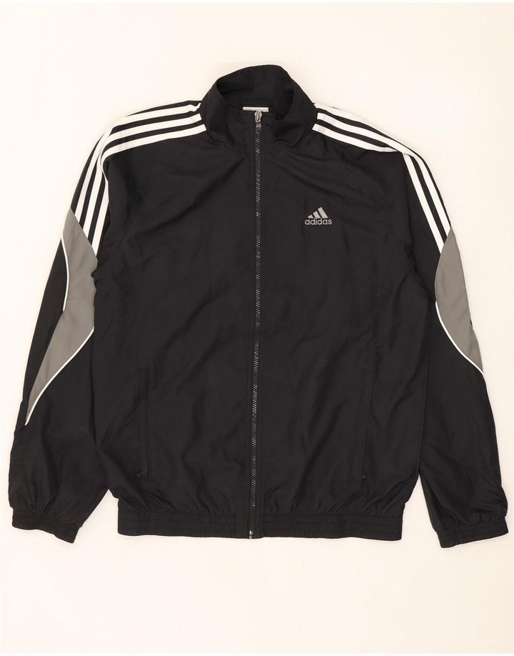 Adidas Træningsdragt til mænd Topjakke UK 36/38 Lille sort polyester