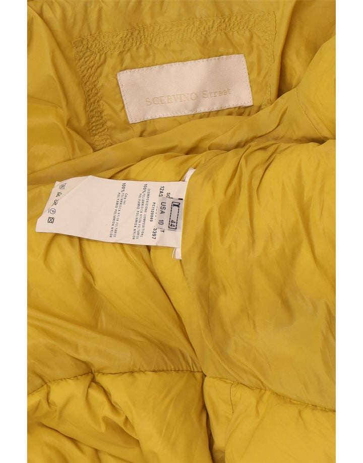 Scervino Street Dame vatteret jakke IT 44 Medium Yellow Winter