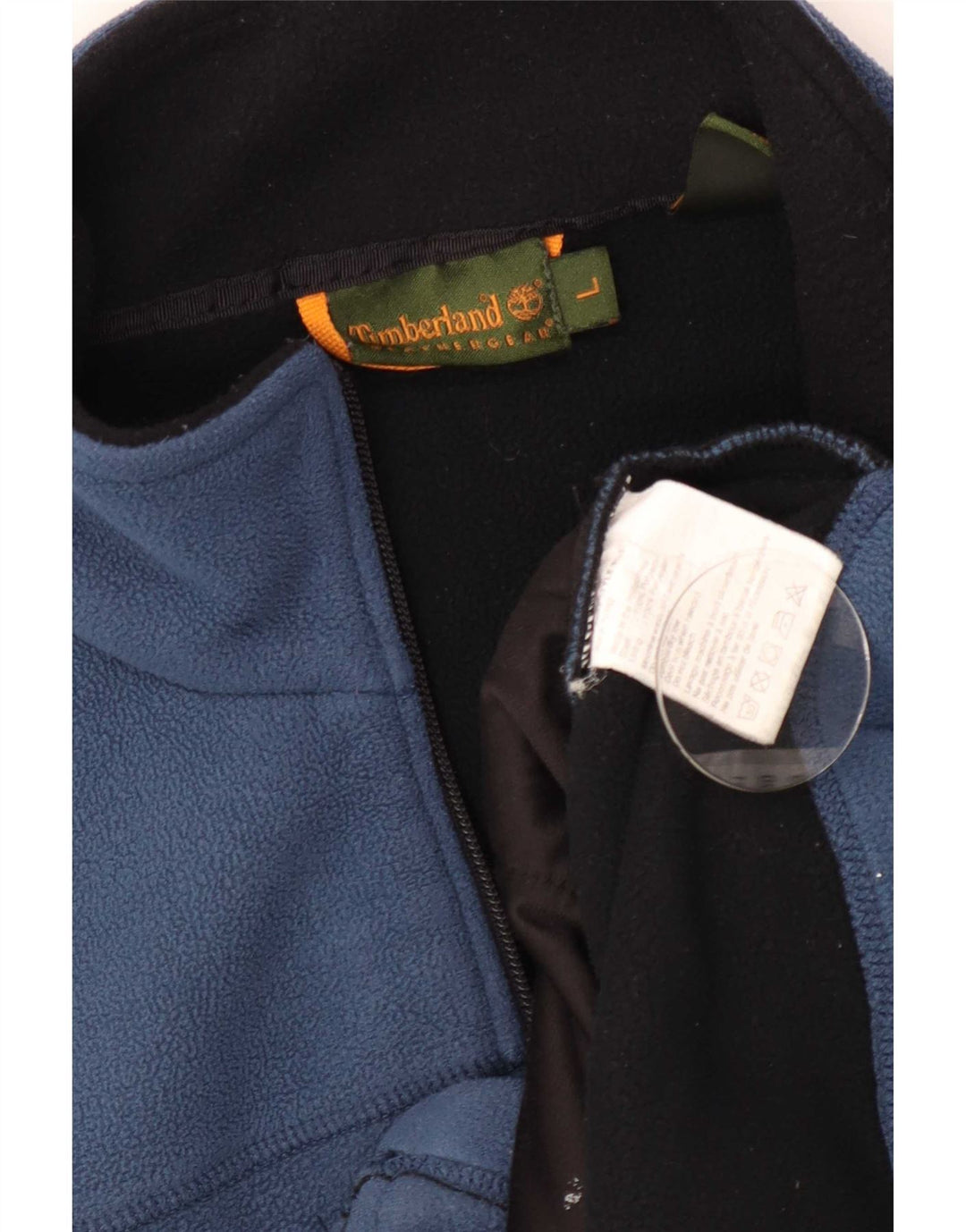 Timberland Herre Fleecejakke UK 40 Stor Blå Polyester