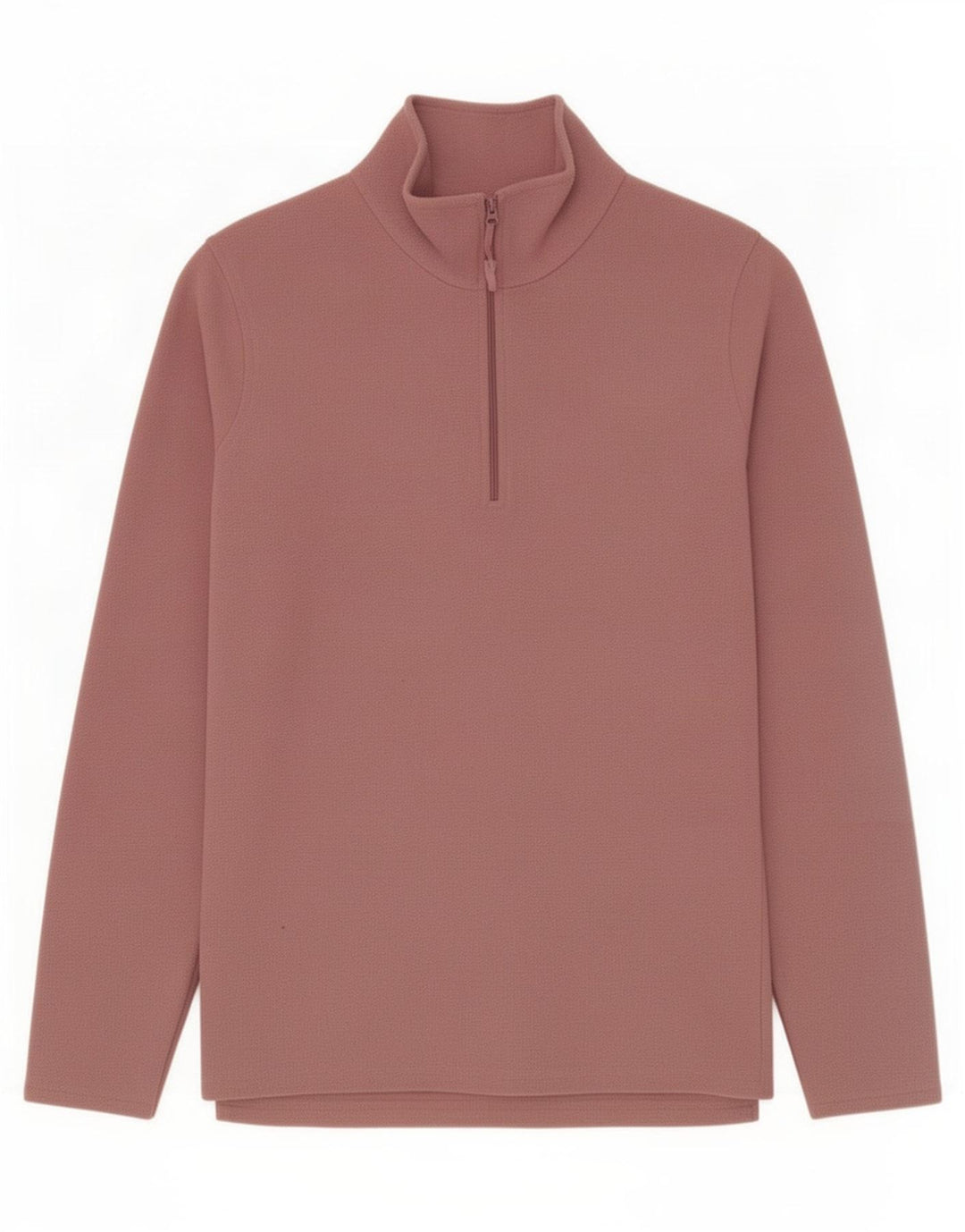 Mountain Warehouse Herre Zip Neck Fleece Jumper Lille Pink Polyester