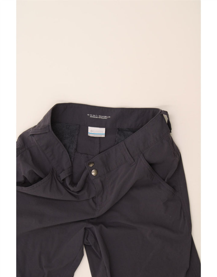 COLUMBIA Womens Omni-Shield Chino Shorts US 6 Medium W30  Navy Blue Nylon Vintage Columbia and Second-Hand Columbia from Messina Hembry 