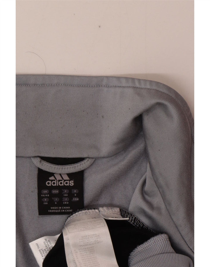 ADIDAS Træningsdragt til mænd, topjakke UK 46/48 XL Grå polyester