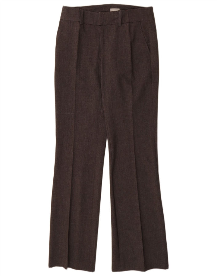 Stefanel Dame Bootcut Suit Bukser EU 34 XS W28 L32 Brun Polyester