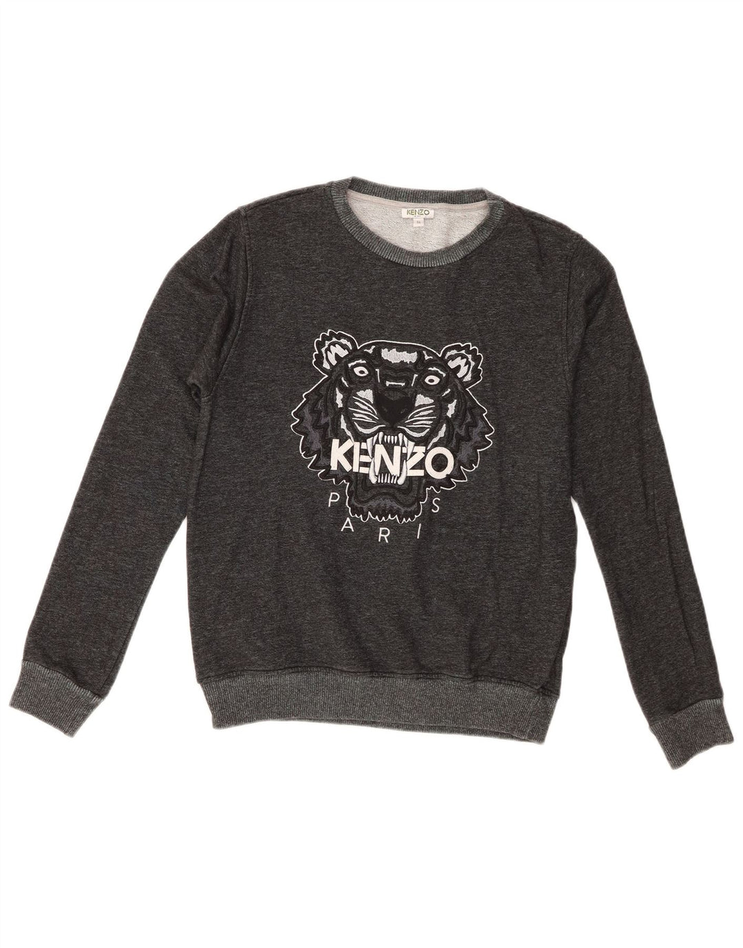 Kenzo Boys Grafisk Sweatshirt Jumper 15-16 år Grå Bomuld