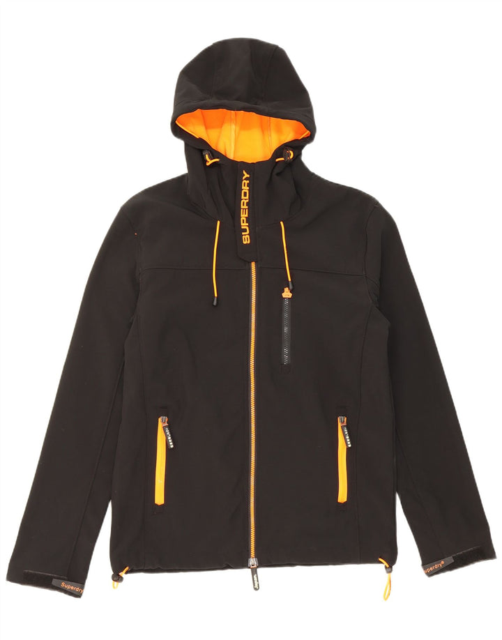 Superdry Herre The Windtrekker Graphic Windbreaker Jacket UK 38 Medium Black