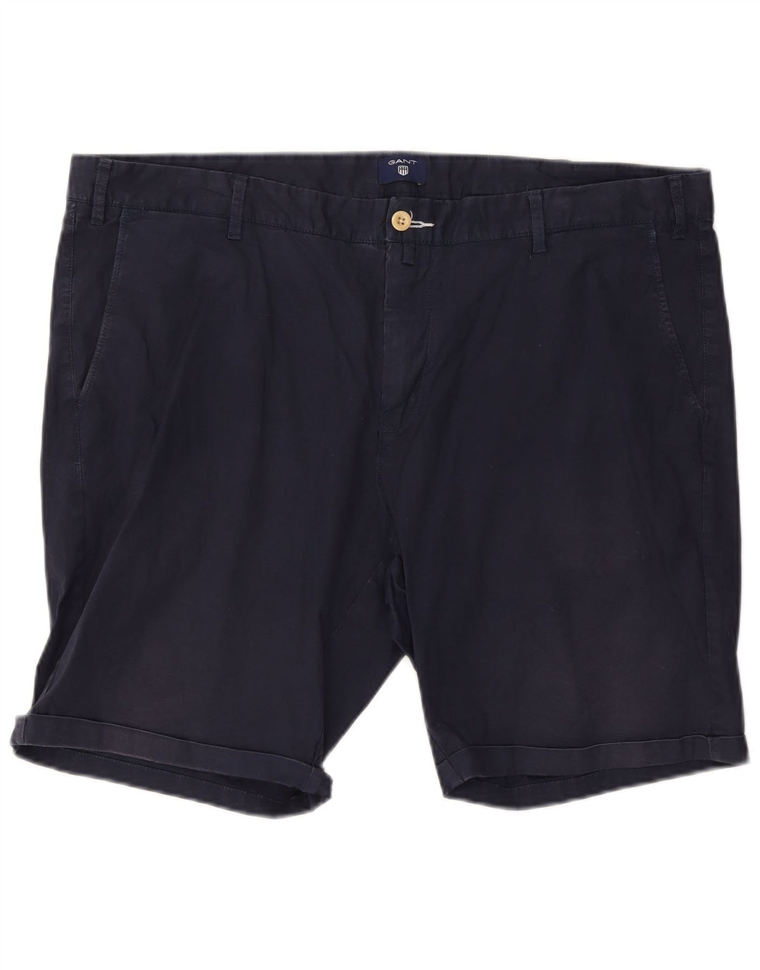 Gant Herre Chino Shorts W42 2XL Marineblå Bomuld