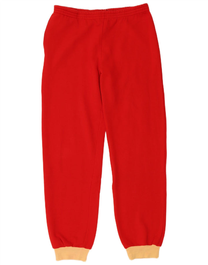 Vintage fuld træningsdragt til mænd EU 48 Medium Rød Colourblock Bomuld