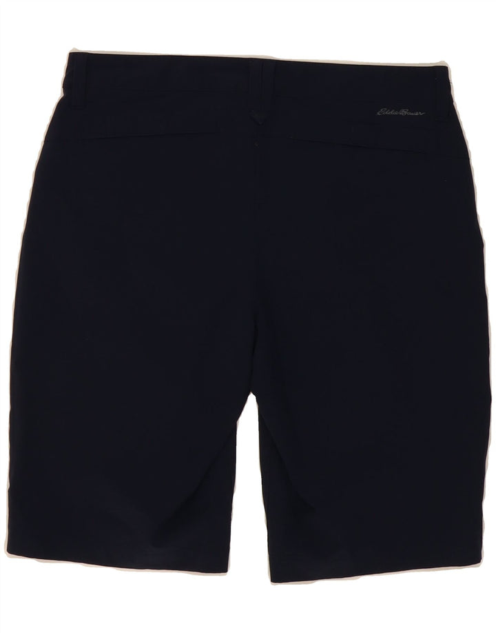 EDDIE BAUER Womens Casual Shorts US 6 Medium W29 Navy Blue Polyester Vintage Eddie Bauer and Second-Hand Eddie Bauer from Messina Hembry 