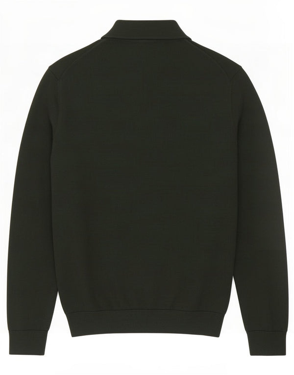 Zara Herre Polo Neck Jumper Sweater Medium Grøn Akryl
