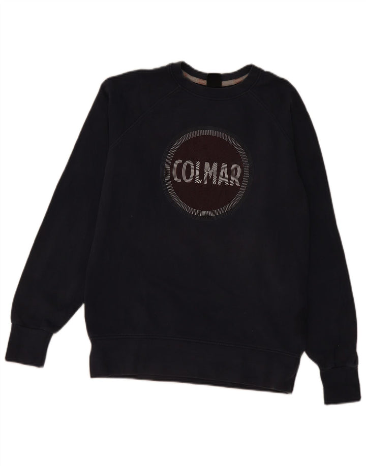 Colmar grafisk sweatshirt til mænd, lille marineblå