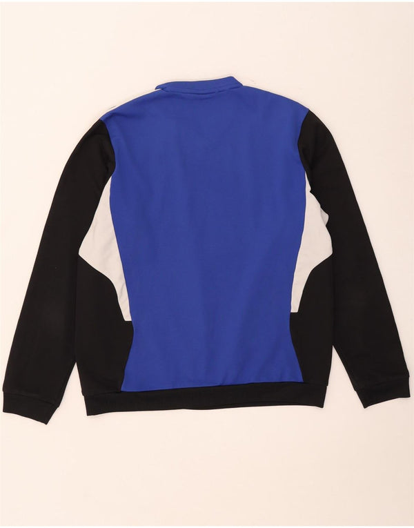 Adidas Herre Climawarm Sweatshirt Jumper UK 44/46 Large Blue Colourblock