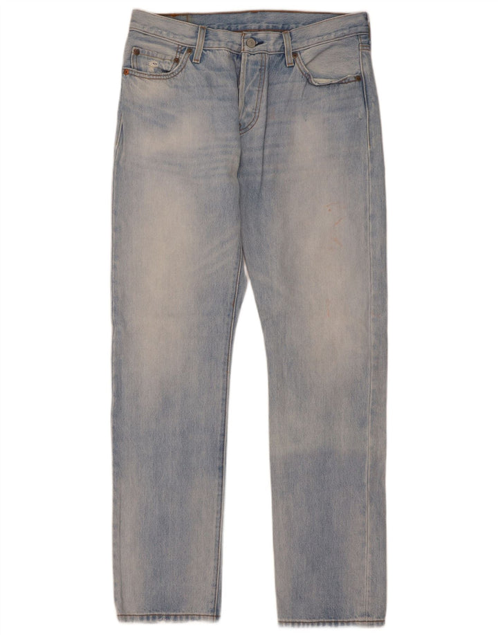 Levi's Men Distressed Slim Jeans W29 L32 Blå Bomuld
