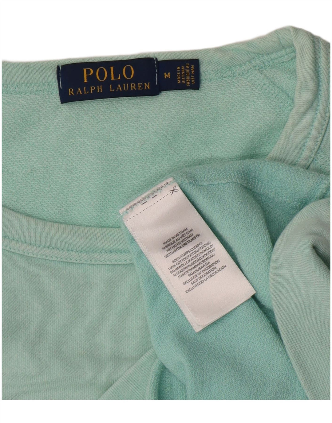 Polo Ralph Lauren Herre Top Langærmet Medium Turkis Bomuld