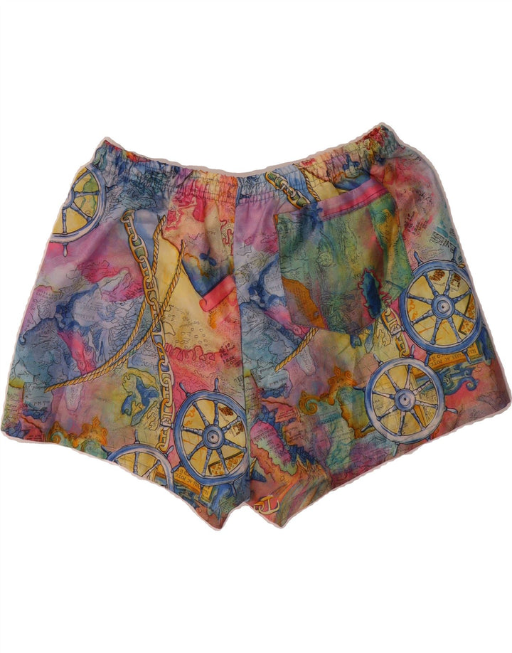 VINTAGE Mens Graphic Swimming Shorts Medium  Multicoloured Vintage Vintage and Second-Hand Vintage from Messina Hembry 