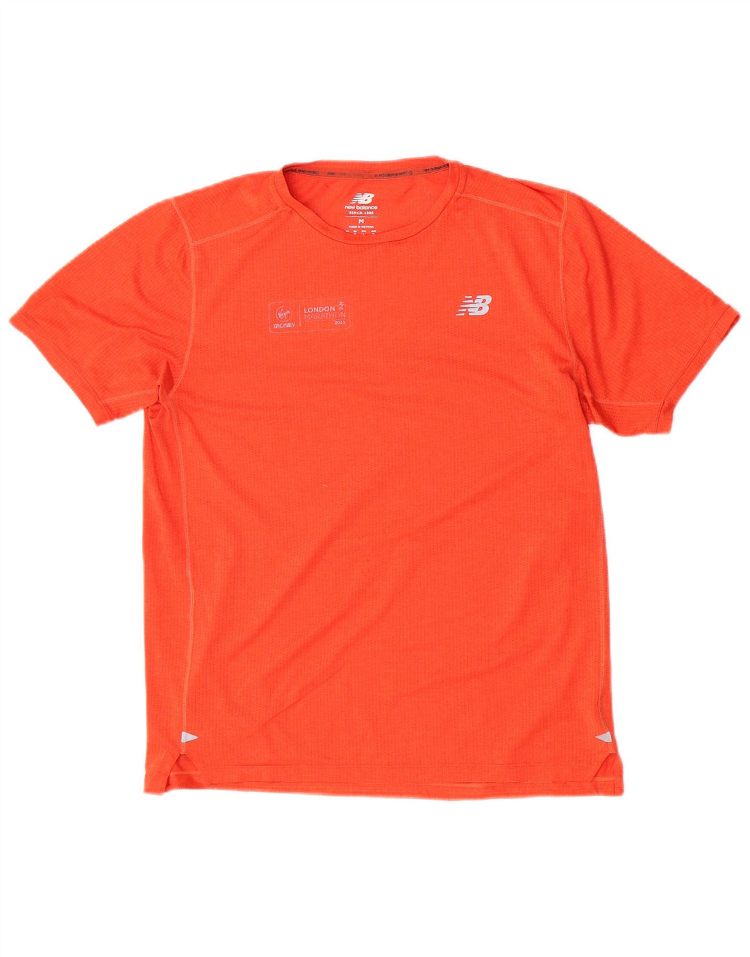 New Balance Herre T-Shirt Top Medium Orange