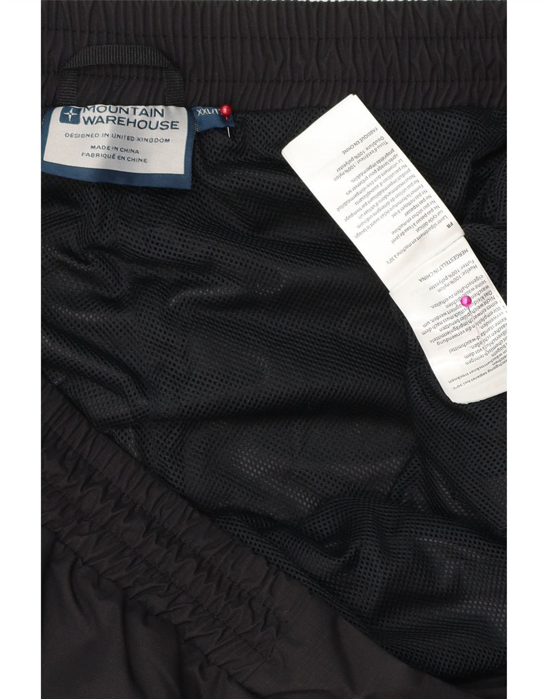 Mountain Warehouse Herre vandtætte bukser 2XL sort polyester