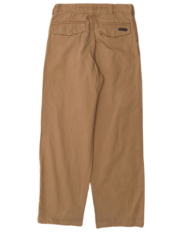 Zara Boys Loose Fit Chinobukser 11-12 år W26 L29 Beige Bomuld