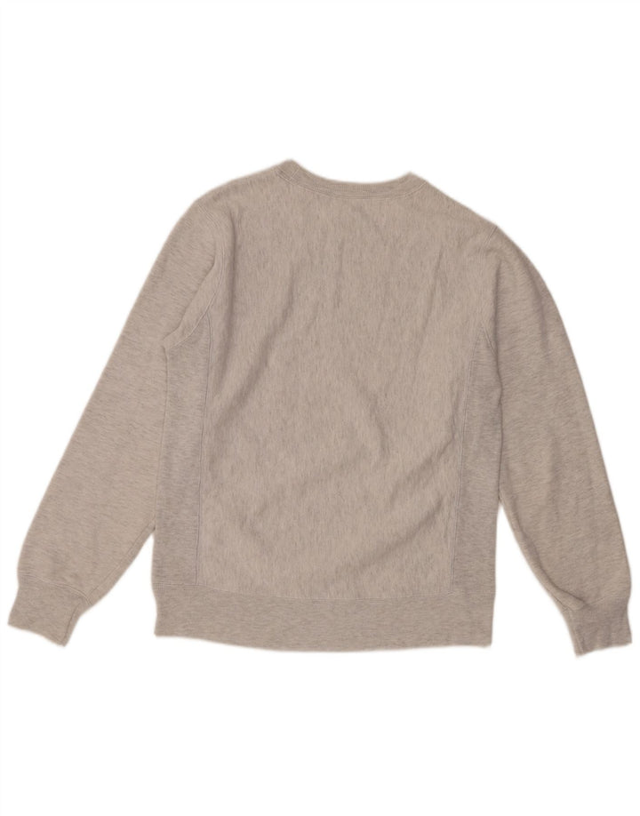 Champion Herre Sweatshirt Jumper Lille Grå Bomuld