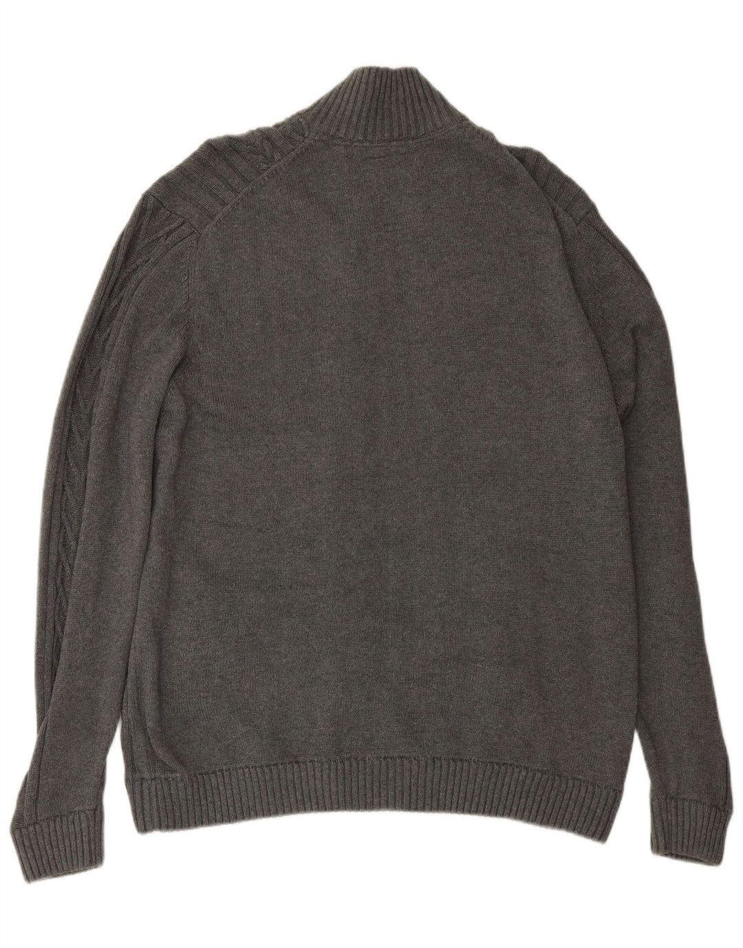 ANGELO LITRICO Herre cardigan sweater 3XL Grå Bomuld