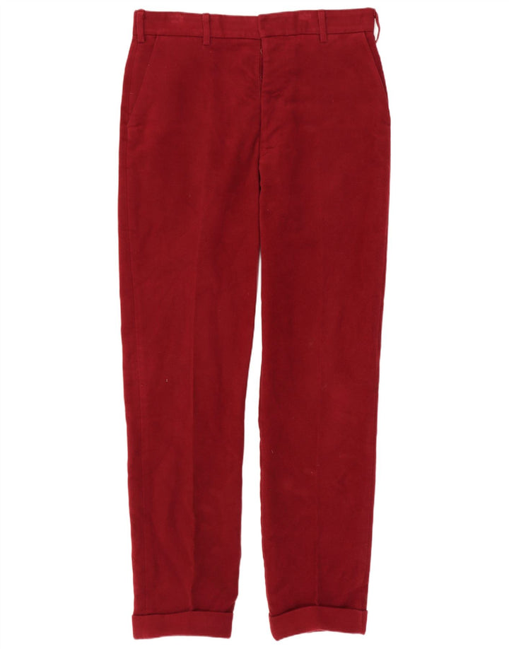 Hackett Herre Slim Chino Bukser W34 L31 Bourgogne bomuld