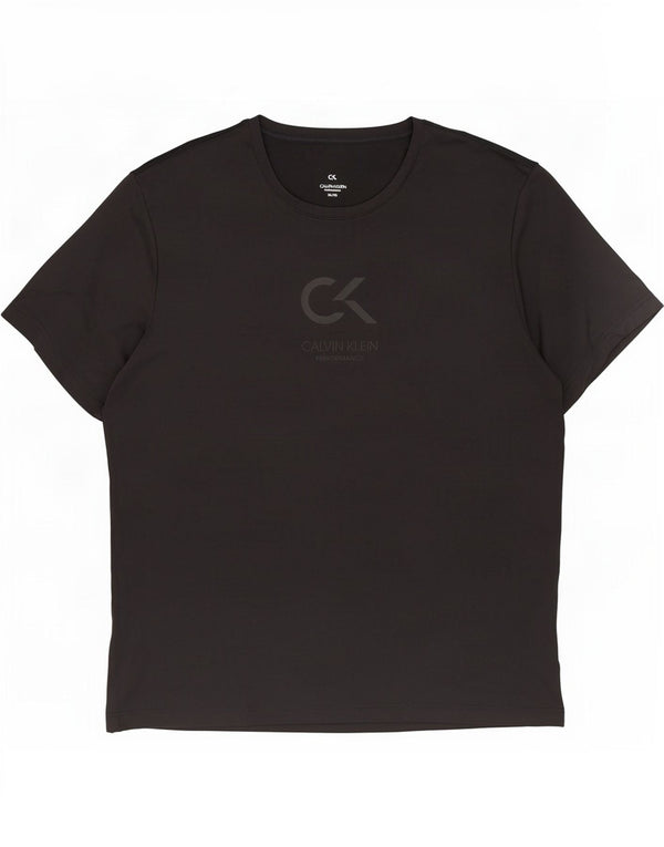 Calvin Klein Herre Grafisk T-Shirt Top XL Sort Polyester