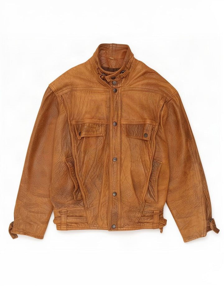 Vintage herre læderjakke UK 40 Large Brown