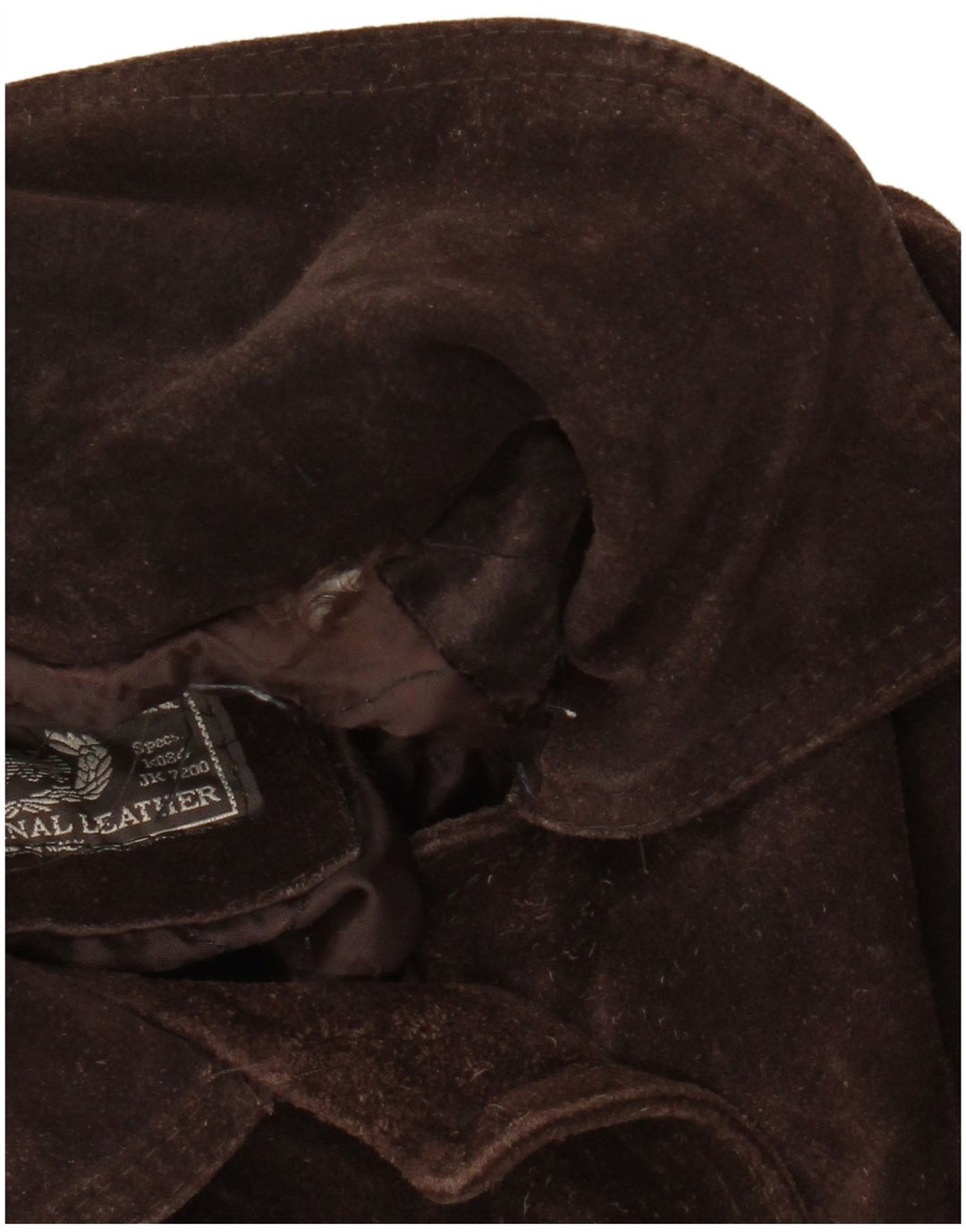 Vintage Dame Oversized Ruskind Overfrakke UK 20 2XL Brun