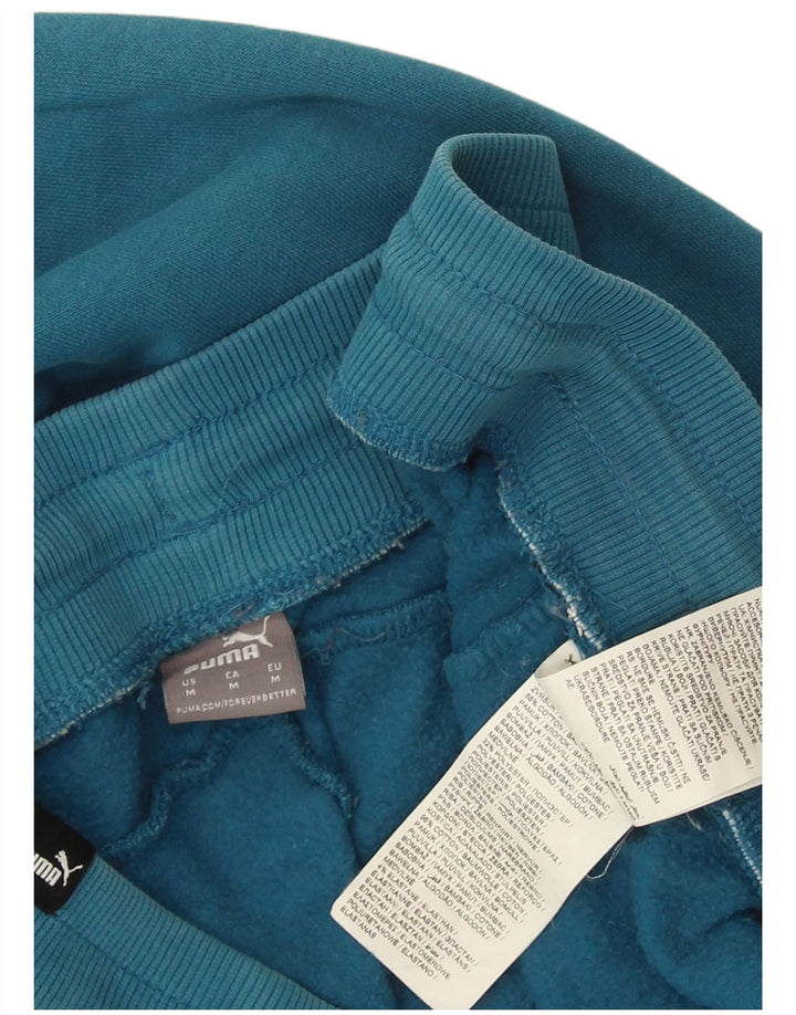 Puma Herre grafisk træningsdragt Bukser Joggers Medium Blue Colourblock Bomuld