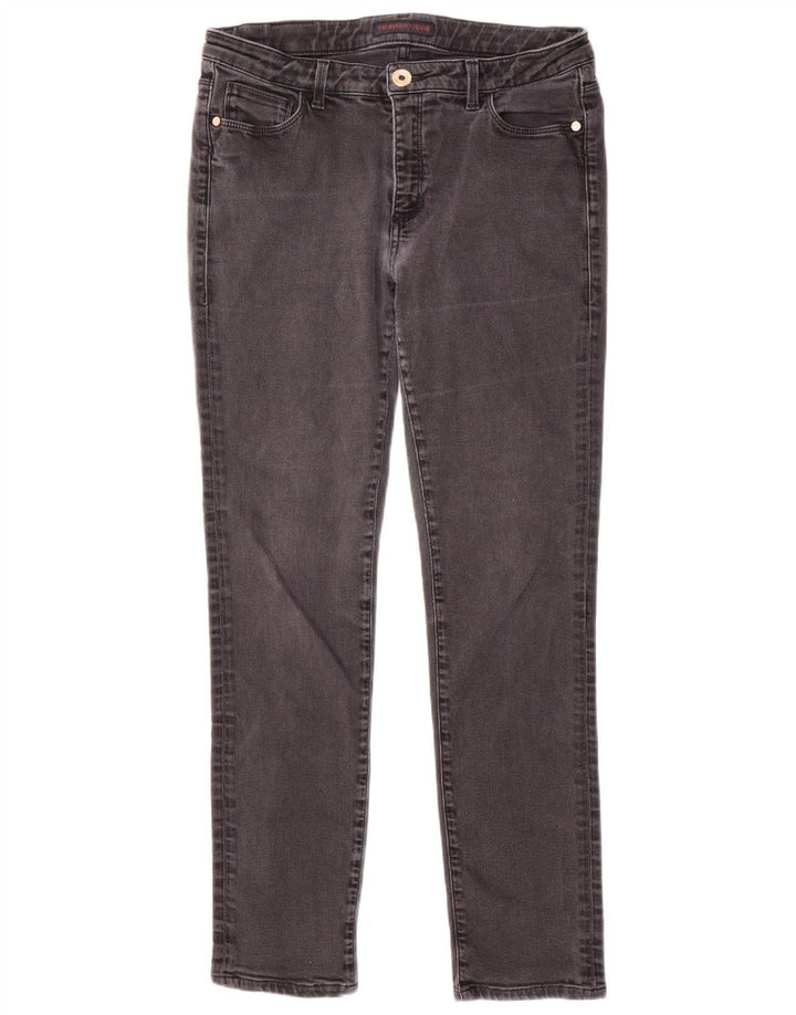 Trussardi Dame Skinny Jeans W32 L29 Grå Bomuld