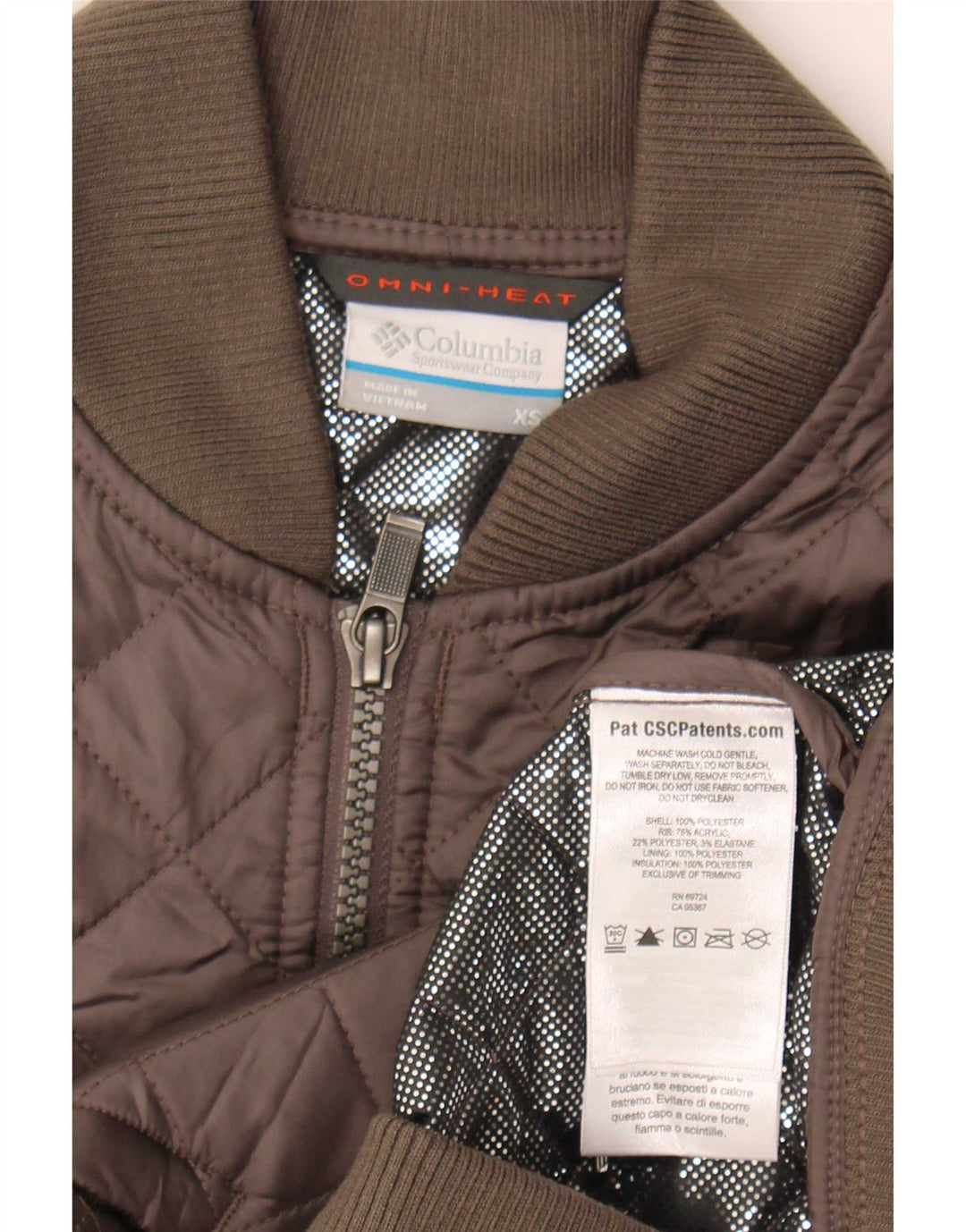 Columbia Womens Quiltet Gilet UK 4 XS Grå Polyester