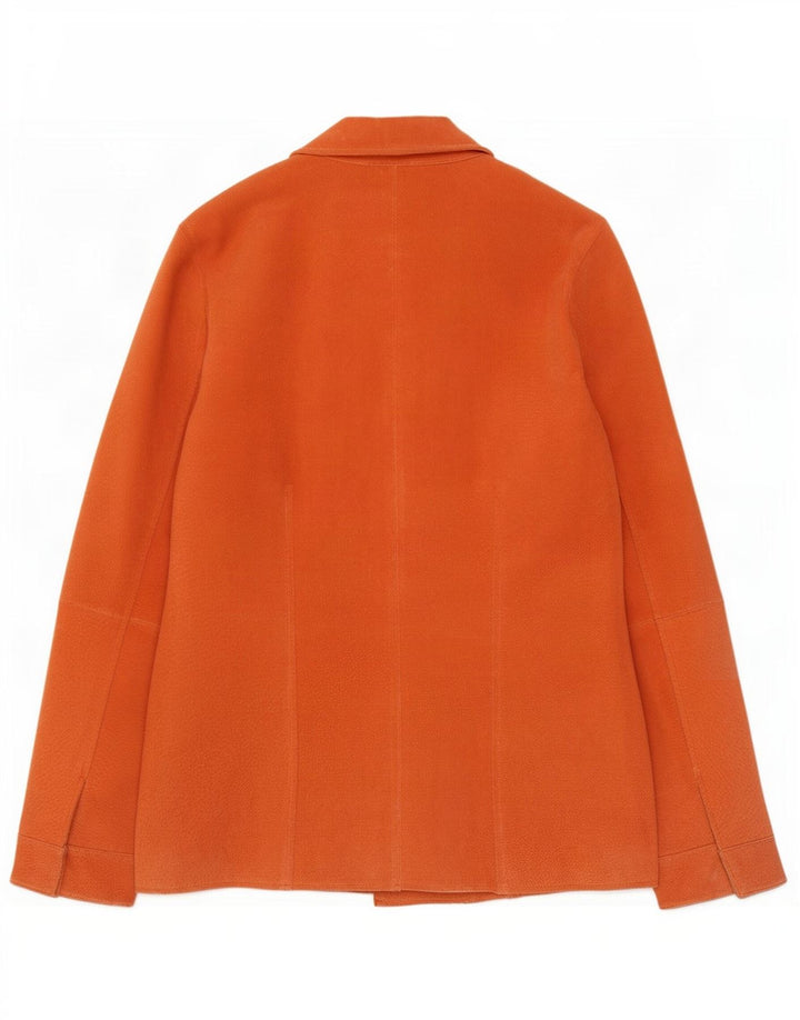 Elements Dame Ruskindsjakke UK 14 Large Orange Læder