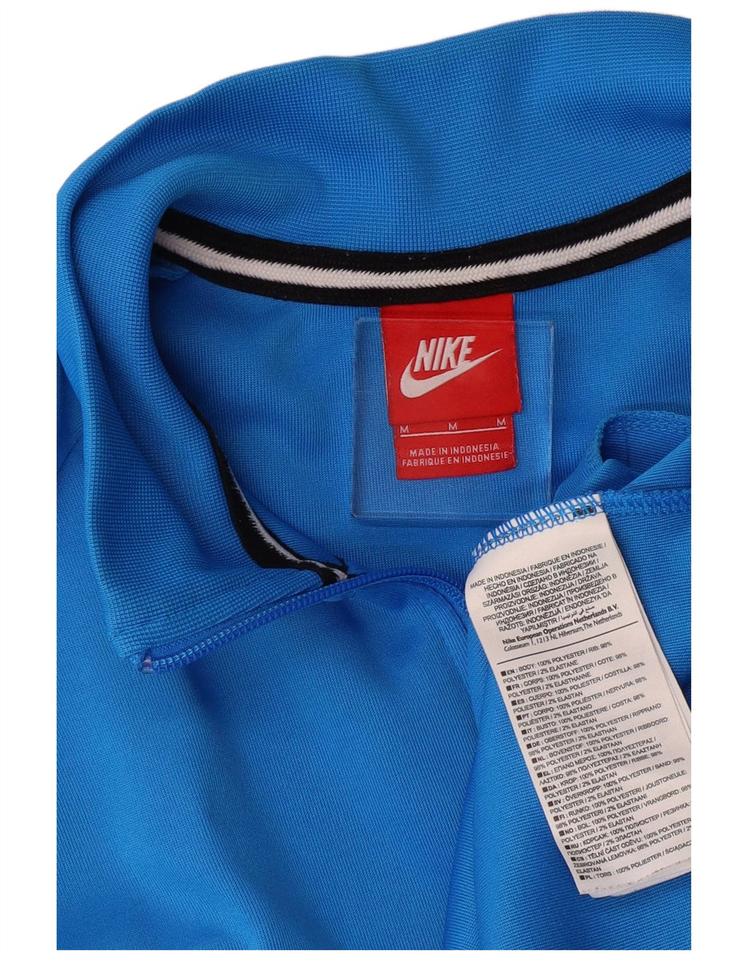 Nike træningsdragt til mænd, topjakke mellemblå polyester