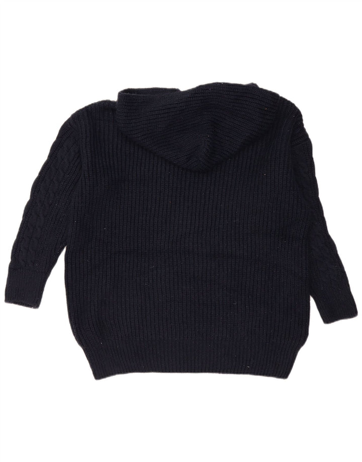 Marks & Spencer Dame Oversized Jumper Sweater UK 14 Medium Navy Blue