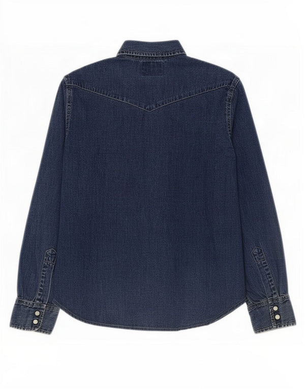 Levi's Boys denimskjorte 15-16 år Lille marineblå bomuld