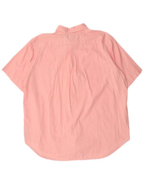 Polo Ralph Lauren Herre store korte ærmer klassisk pasform skjorte XL Pink bomuld