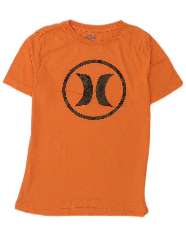 Hurley Boys Grafisk T-Shirt Top 12-13 år Orange Bomuld
