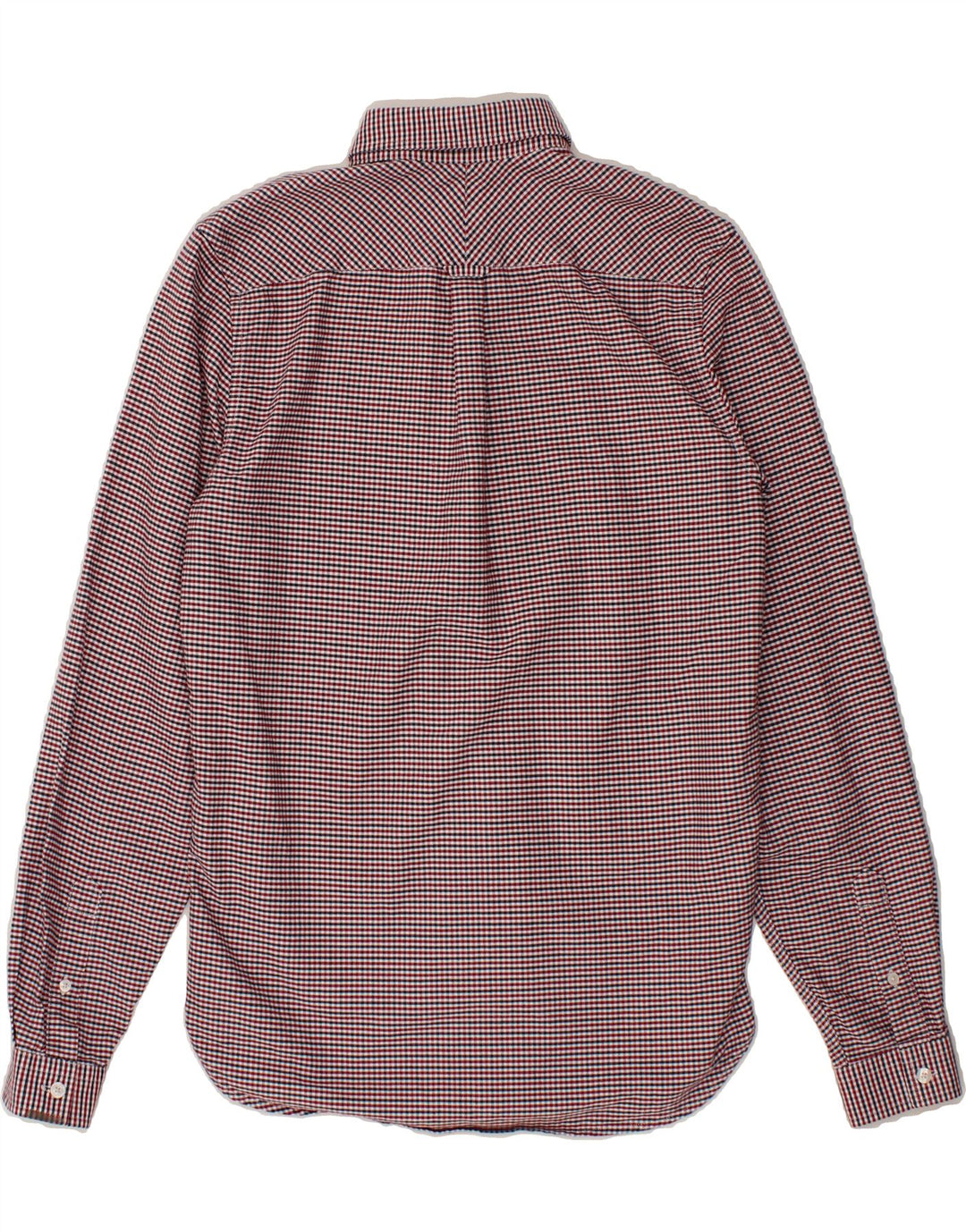 FRED PERRY Mens Shirt Small Red Check Cotton Vintage Fred Perry and Second-Hand Fred Perry from Messina Hembry 