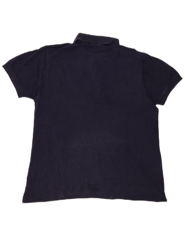 Lacoste herre poloskjorte str. 6 XL marineblå bomuld