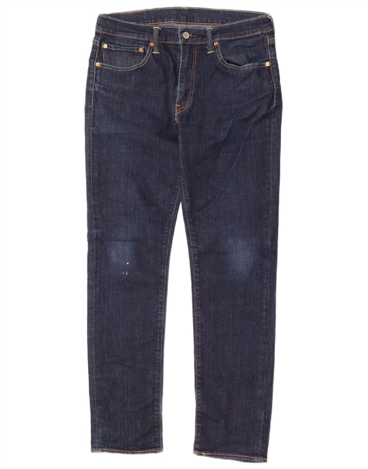 Levi's Herre 511 Slim Jeans W34 L32 Marineblå Bomuld