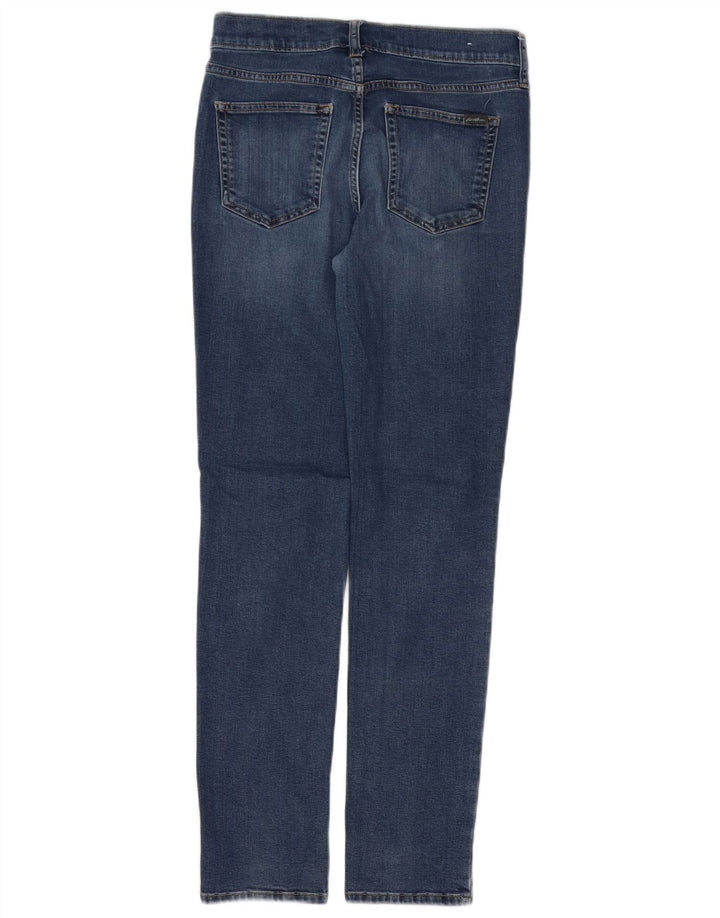 EDDIE BAUER Dame Slightly Curvy Slim Jeans US 4 Small W28 L30 Blue