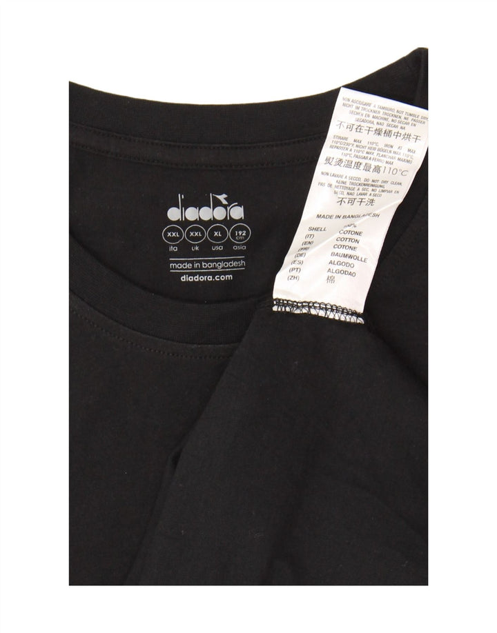 DIADORA Mens Vest Top 2XL Black Cotton