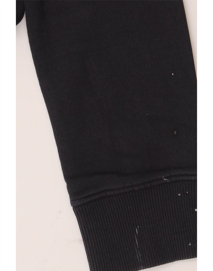 CALVIN KLEIN JEANS Mens Graphic Sweatshirt Jumper Medium Navy Blue Cotton Vintage Calvin Klein Jeans and Second-Hand Calvin Klein Jeans from Messina Hembry 