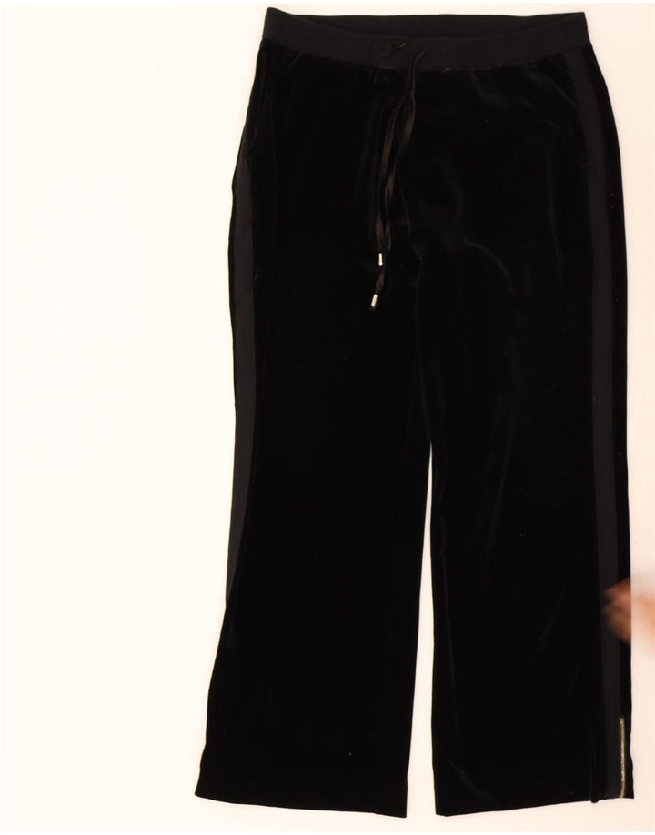 LIU JO Womens Tracksuit Trousers UK 14 Large  Black Vintage Liu Jo and Second-Hand Liu Jo from Messina Hembry 